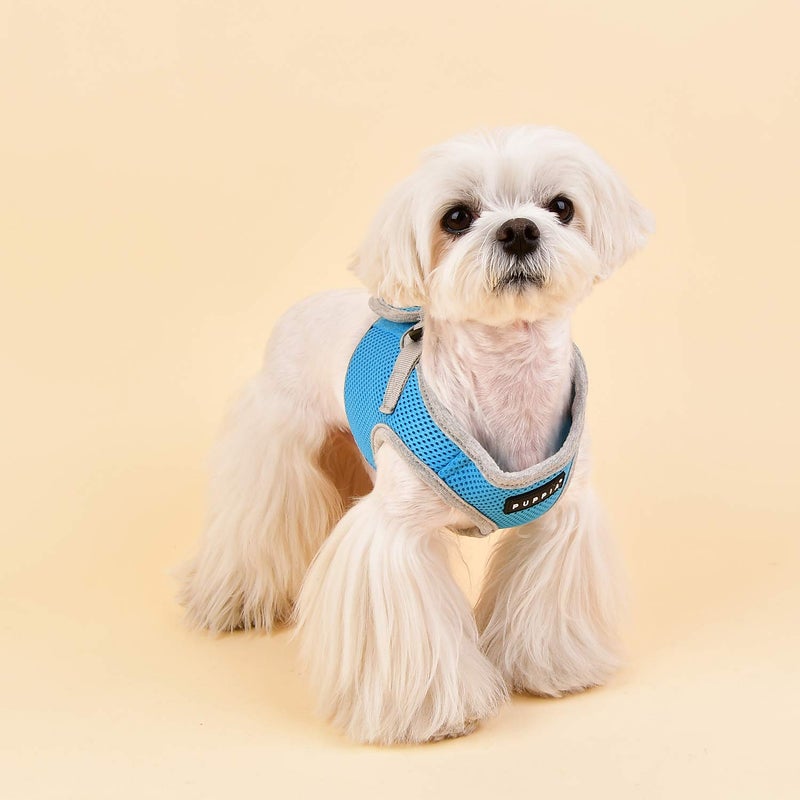 Puppia Soft Vest Harness B II - Sky Blue - L - Image 4